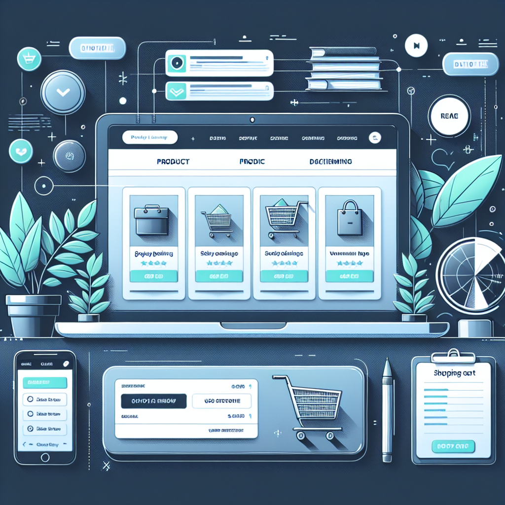 E-commerce platform homepage